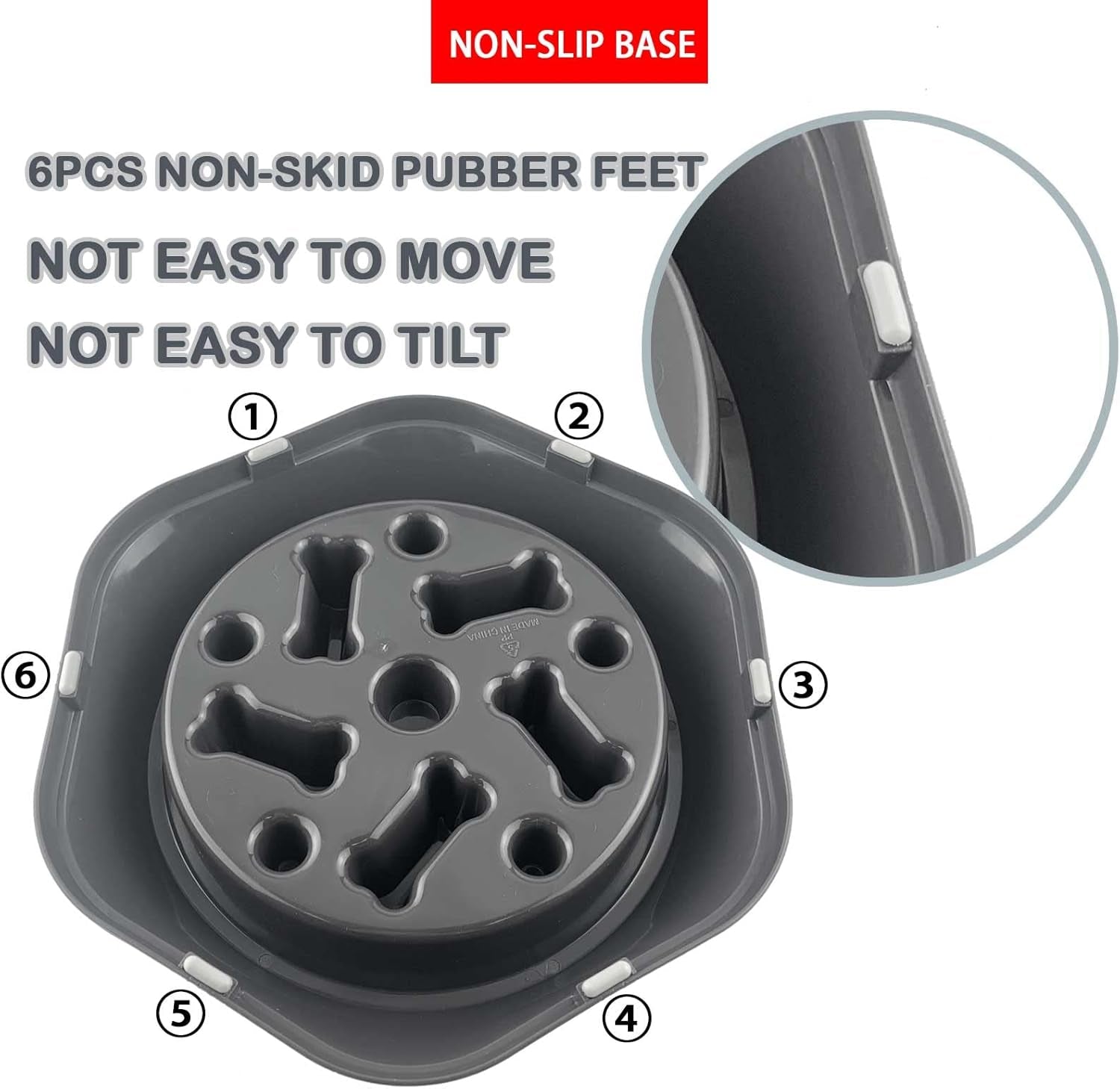Transform Mealtime with Our Fun Slow Feeder Dog Bowl - Promote Healthy Eating for Small & Medium Dogs!