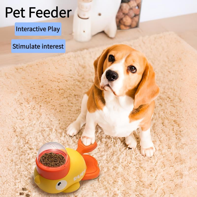 Super Fun Duck-Shaped Puzzle Feeder Toy for Dogs & Cats – Make Mealtime an Adventure! 🦆🐾 Eco-Friendly & No Batteries Needed!