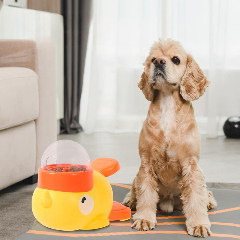 Super Fun Duck-Shaped Puzzle Feeder Toy for Dogs & Cats – Make Mealtime an Adventure! 🦆🐾 Eco-Friendly & No Batteries Needed!