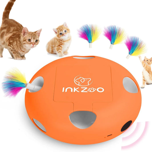 Ultimate Interactive Cat Toy for Indoor Play – Rechargeable Wand with Mind-Engaging Features!
