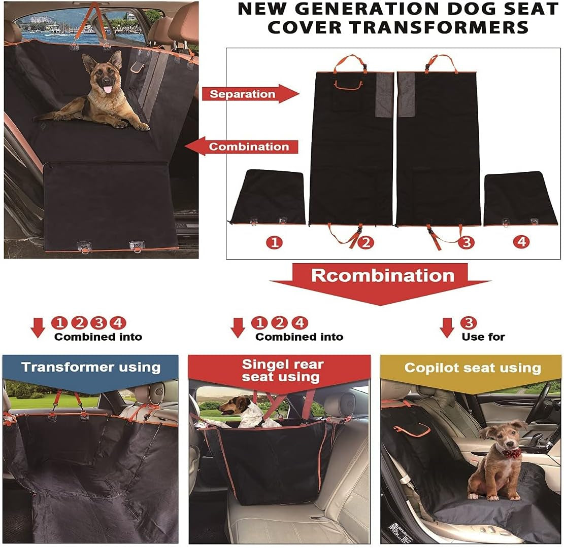 Revamp Your Rides with Our Ultimate 4-in-1 Dog Car Seat Cover - Scratch-Proof, Non-Slip, and Perfect for All Vehicles! 🚗🐕✨ #PetSafety #DogLovers #CarAccessories