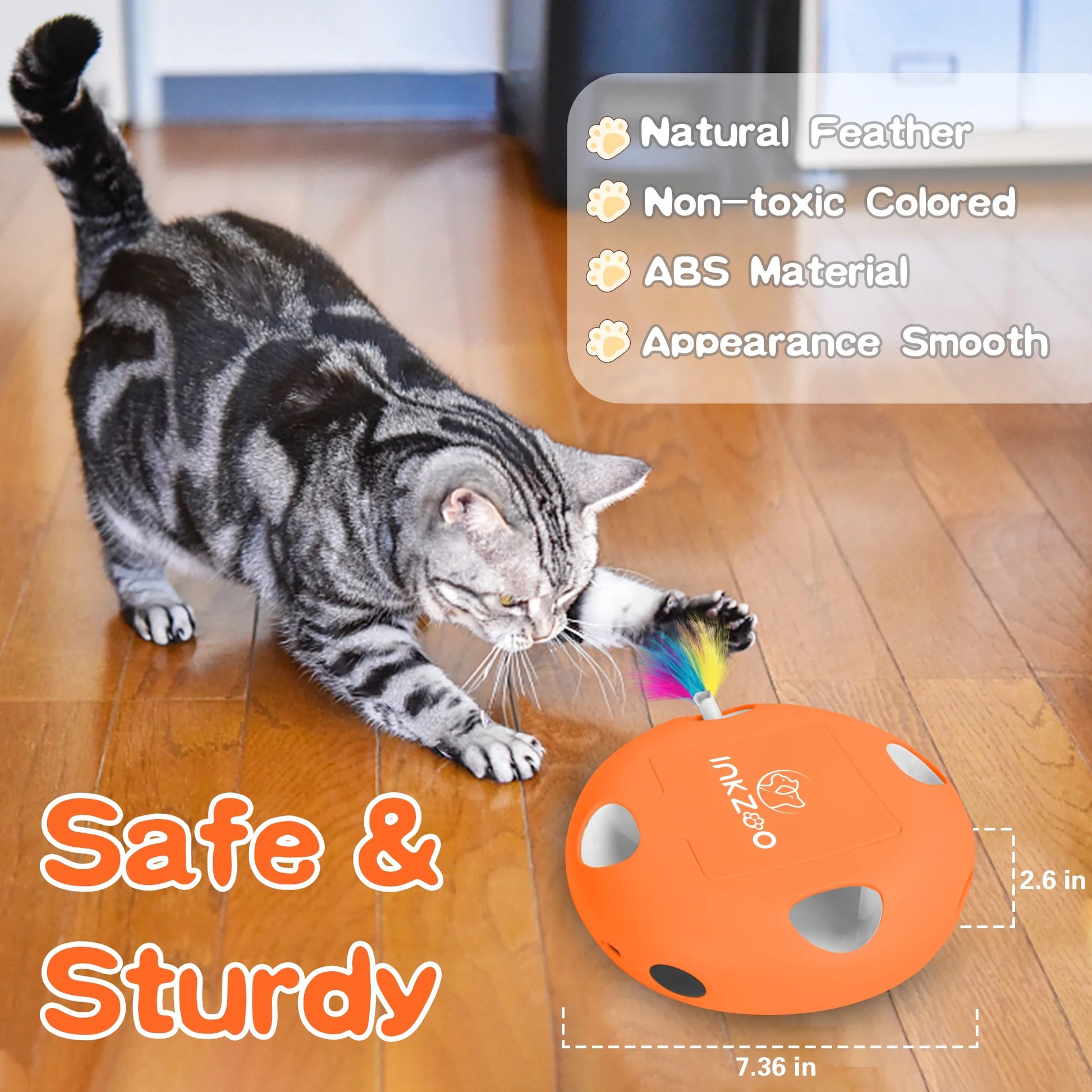Ultimate Interactive Cat Toy for Indoor Play – Rechargeable Wand with Mind-Engaging Features!