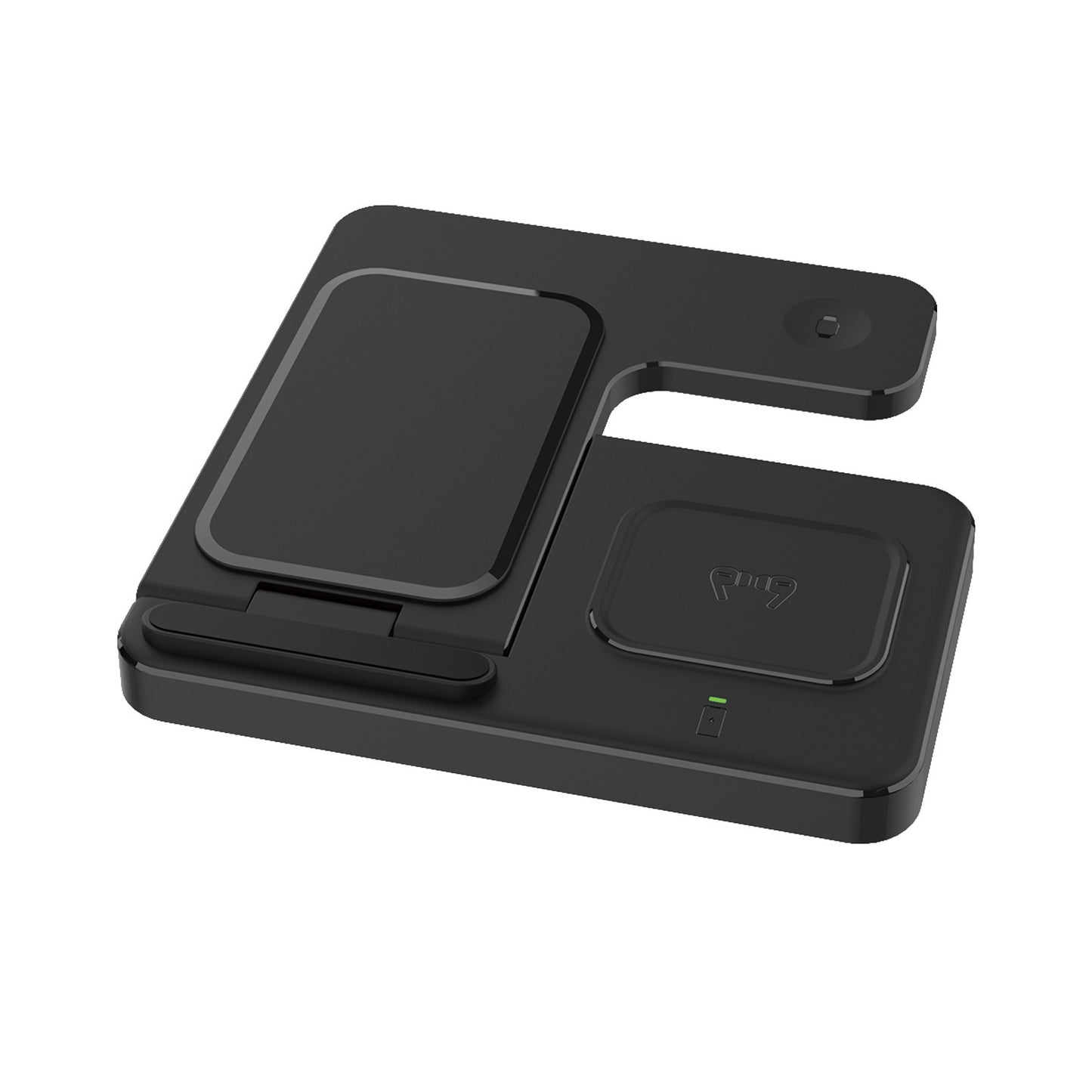 Desktop Standing Three In One Wireless Charger Foldable Multifunctional