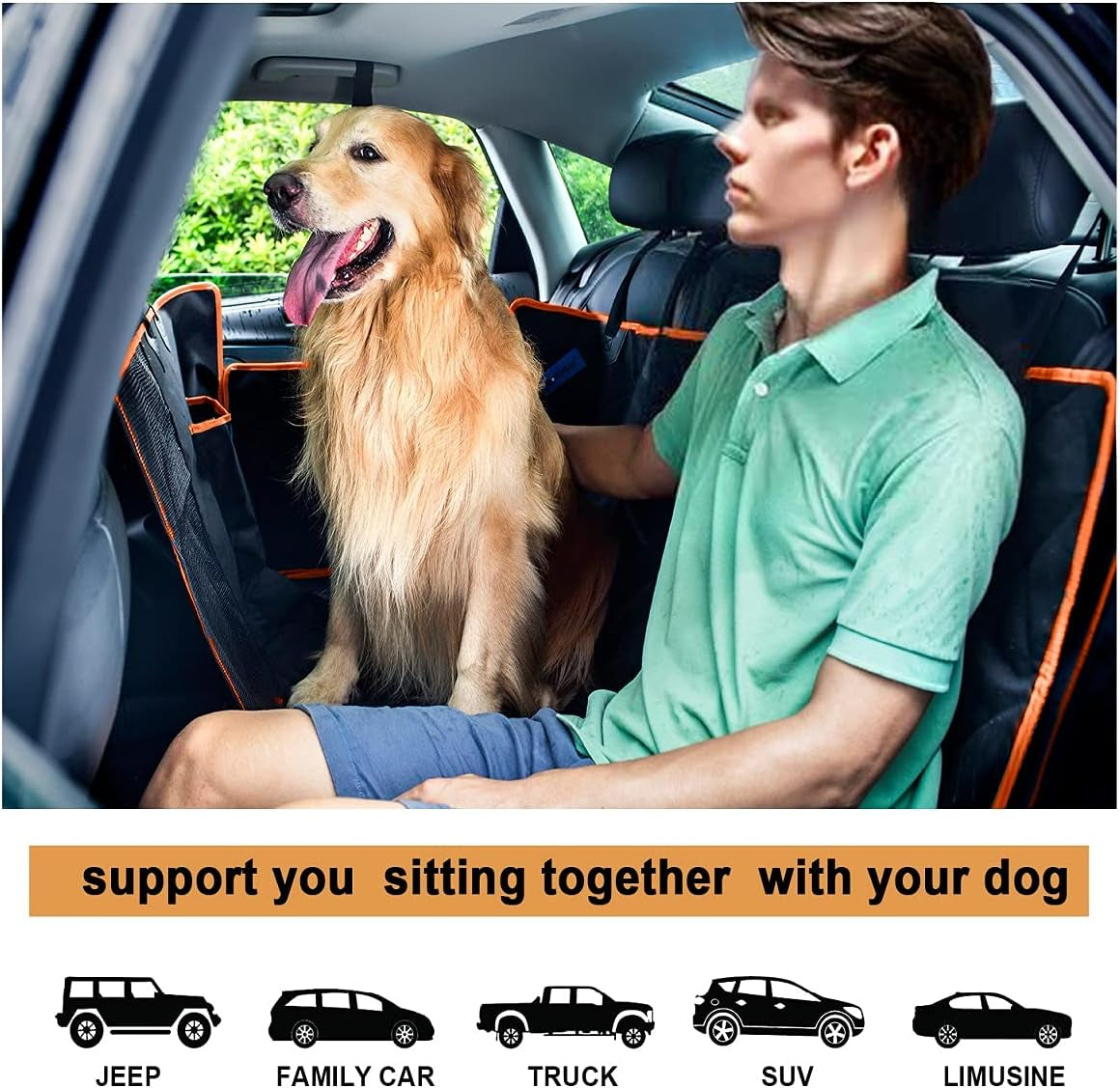 Revamp Your Rides with Our Ultimate 4-in-1 Dog Car Seat Cover - Scratch-Proof, Non-Slip, and Perfect for All Vehicles! 🚗🐕✨ #PetSafety #DogLovers #CarAccessories
